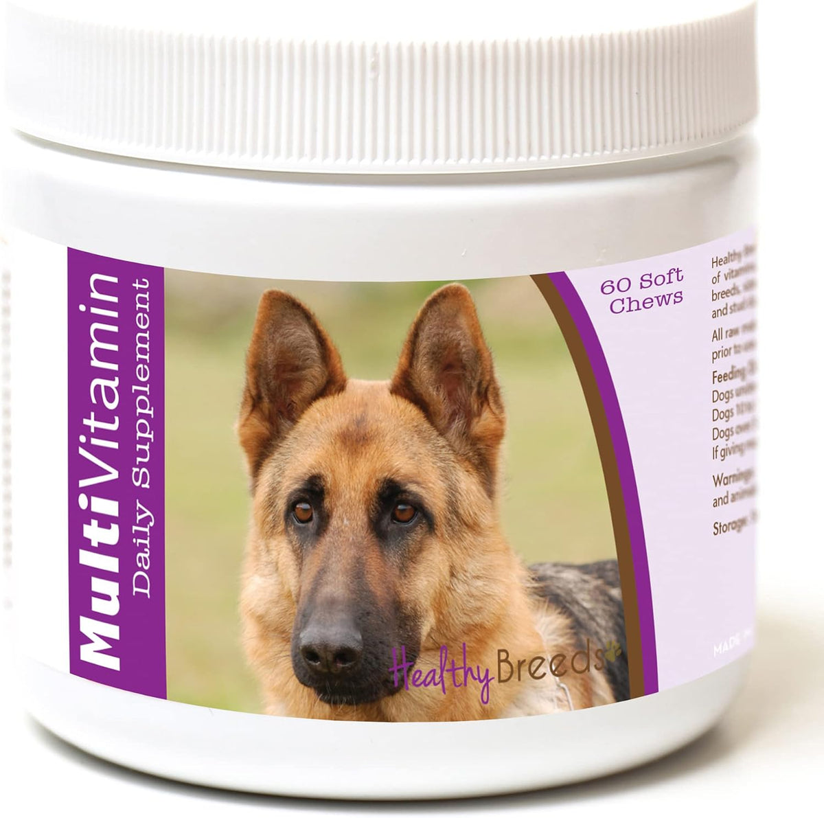Healthy Breeds German Shepherd Multi-Vitamin Soft Chews 60 Count – Image 1