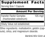 Source Naturals Wellness Transfer Factor 125 mg, 60 Cápsulas