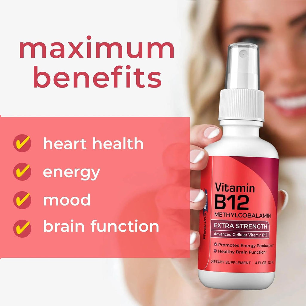 Results RNA - Advanced Cellular Vitamin B12 Spray - Metilcobalamina 1500 mcg - 60 Servicios