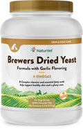 NaturVet Levadura de Cerveza con Ajo – 5000 Masticables para Perros y Gatos