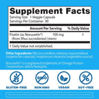 Doctor's Best Fisetin 100 mg – 30 Cápsulas Veganas – Salud Cerebral y Apoyo Antioxidante