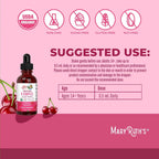 MARYRUTH'S Organics Complejo B | Gotas Líquidas de Vitaminas B | Biotina | B12 | Niacina | Folato | Apoyo Metabólico | Vegano | Orgánico | Sin Gluten