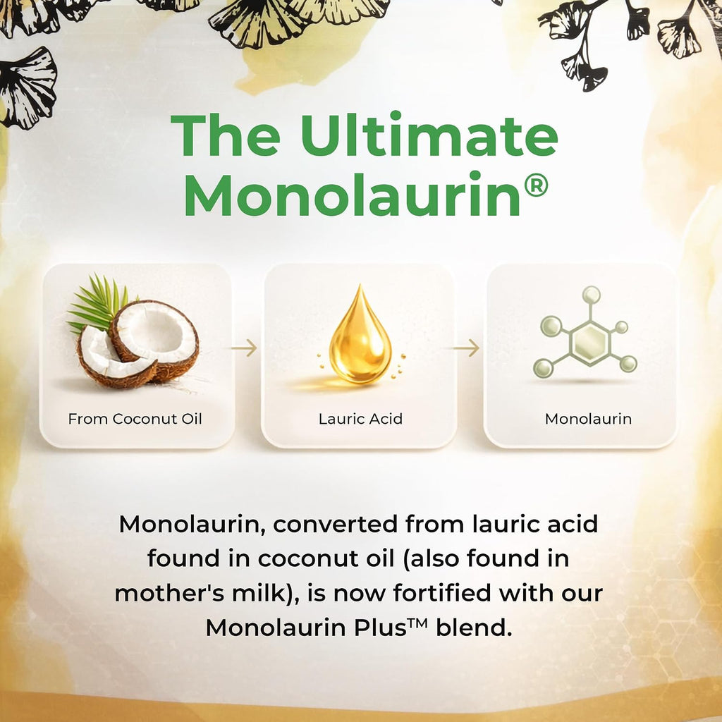 UltraLaurin® Monolaurin en Pellets 3000mg - 198g - Inspired Nutrition