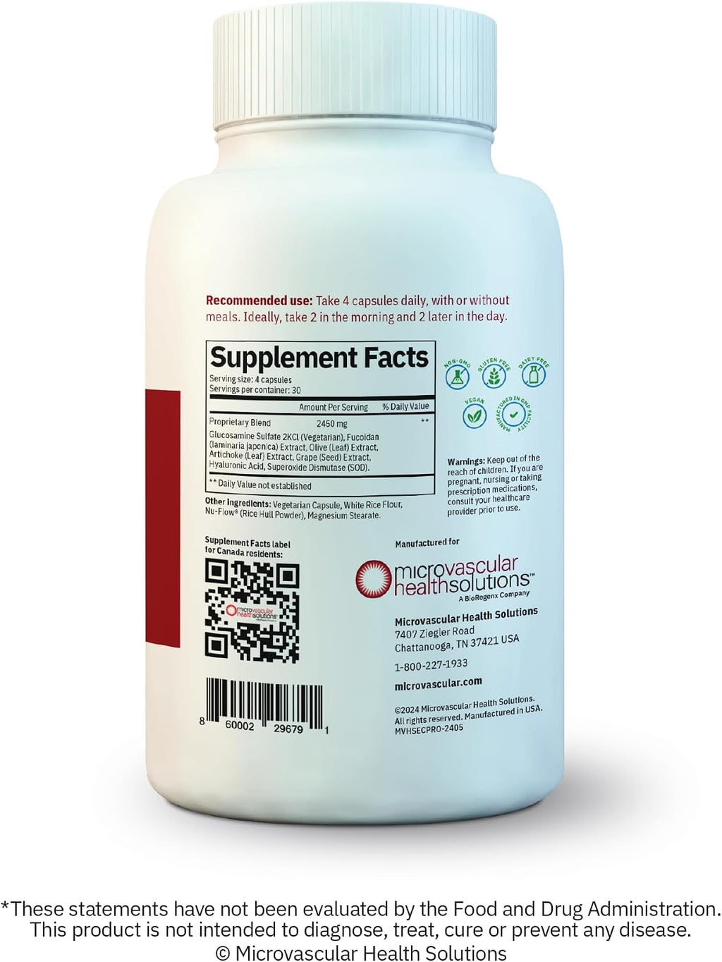 Endocalyx Pro – Suplemento para el Glicocalix Endotelial | 120 Cápsulas