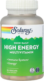 Solaray Once Daily High Energy sin Hierro - 90 cápsulas