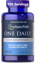 Puritan's Pride Multivitamínico Diario para Hombres, 100 Comprimidos