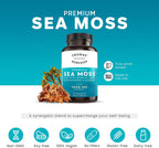Thomas' all-natural Remedies Cápsulas de Musgo Marino Irlandés con Fucus y Bardana Orgánico, 120 Cápsulas