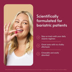 Bariatric Advantage Multi Chewy Bite – Multivitamínico masticable para cirugía bariátrica, sabor fresa sandía, 60 unidades