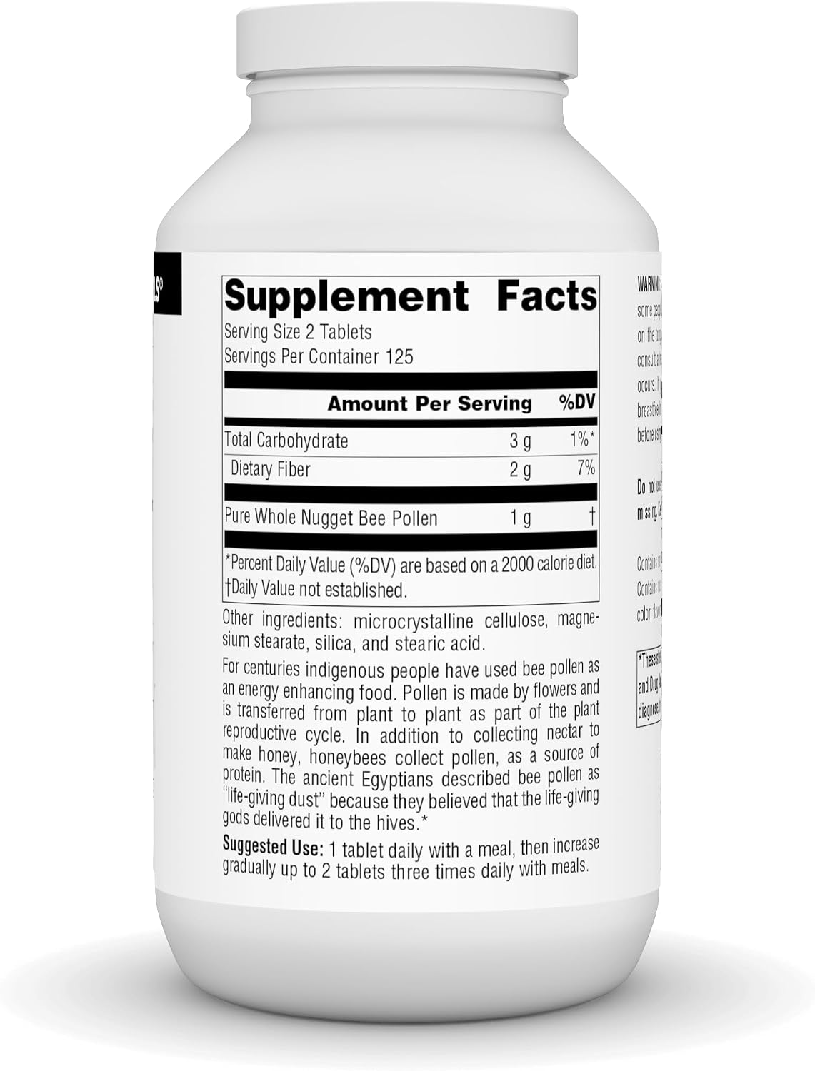Source Naturals Bee Pollen 500 mg – 250 Tablets