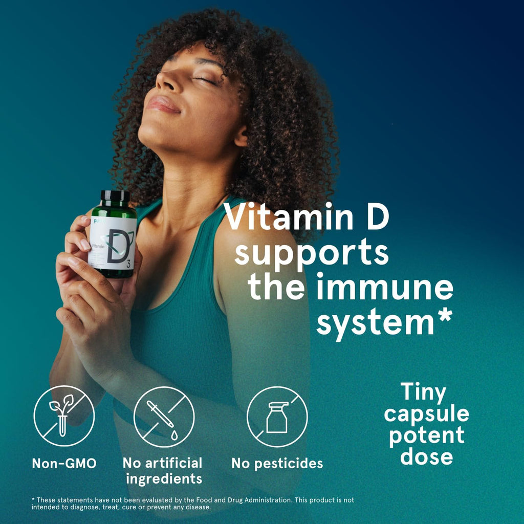 Puori Vitamina D3 2500 IU - 240 Cápsulas Blandas