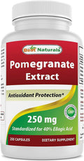 Best Naturals Extracto de Granada 250 mg 250 Cápsulas