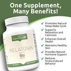 Melatonina para Perros y Personas, 6 mg - 120 Cápsulas