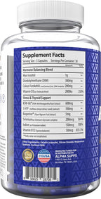 Alpha Balance - Apoyo hormonal y manejo del estrés con Inositol y Ashwagandha | 90 Cápsulas