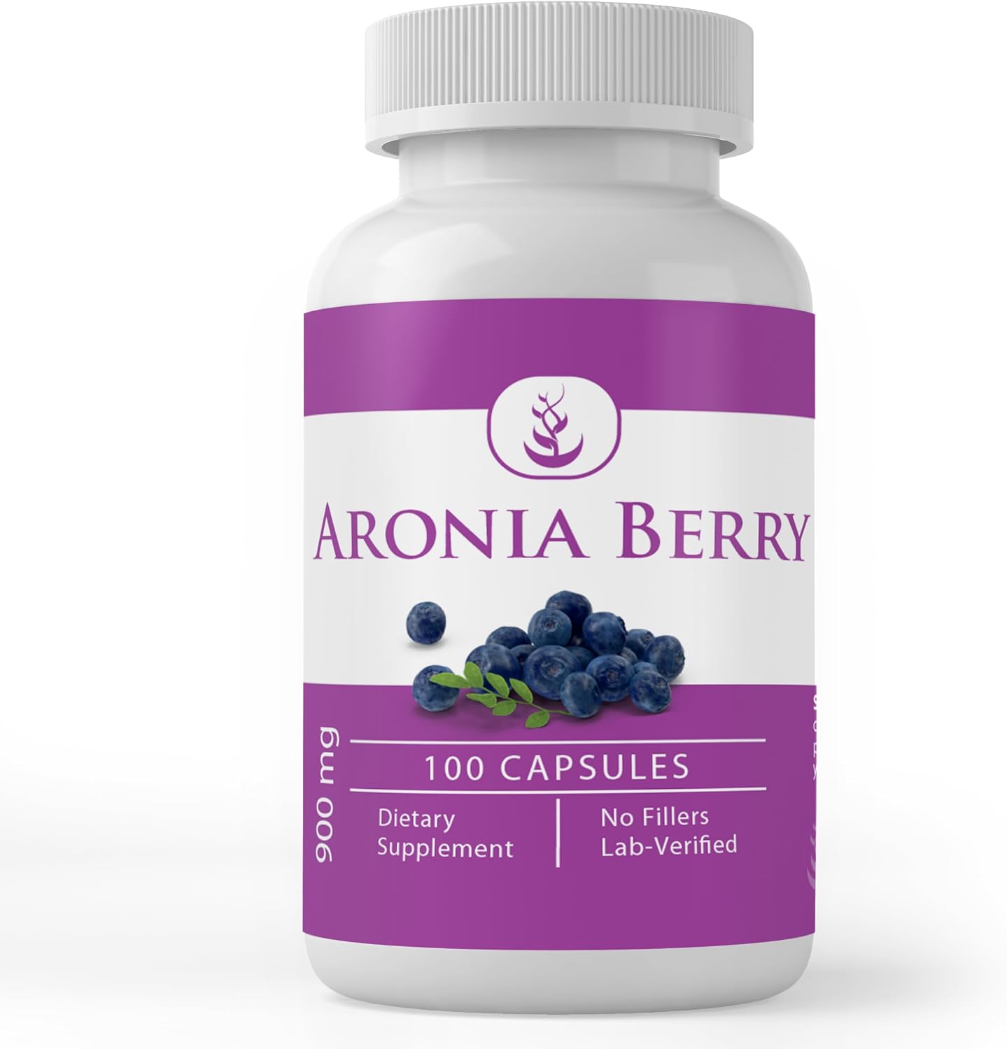 PURE ORIGINAL INGREDIENTS Extracto de Baya de Aronia, 100 Cápsulas - Sin Aditivos ni Rellenos - Verificado en Laboratorio