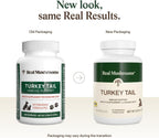 Real Mushrooms Turkey Tail para Mascotas – Suplemento Orgánico para Perros y Gatos – 90 Cápsulas