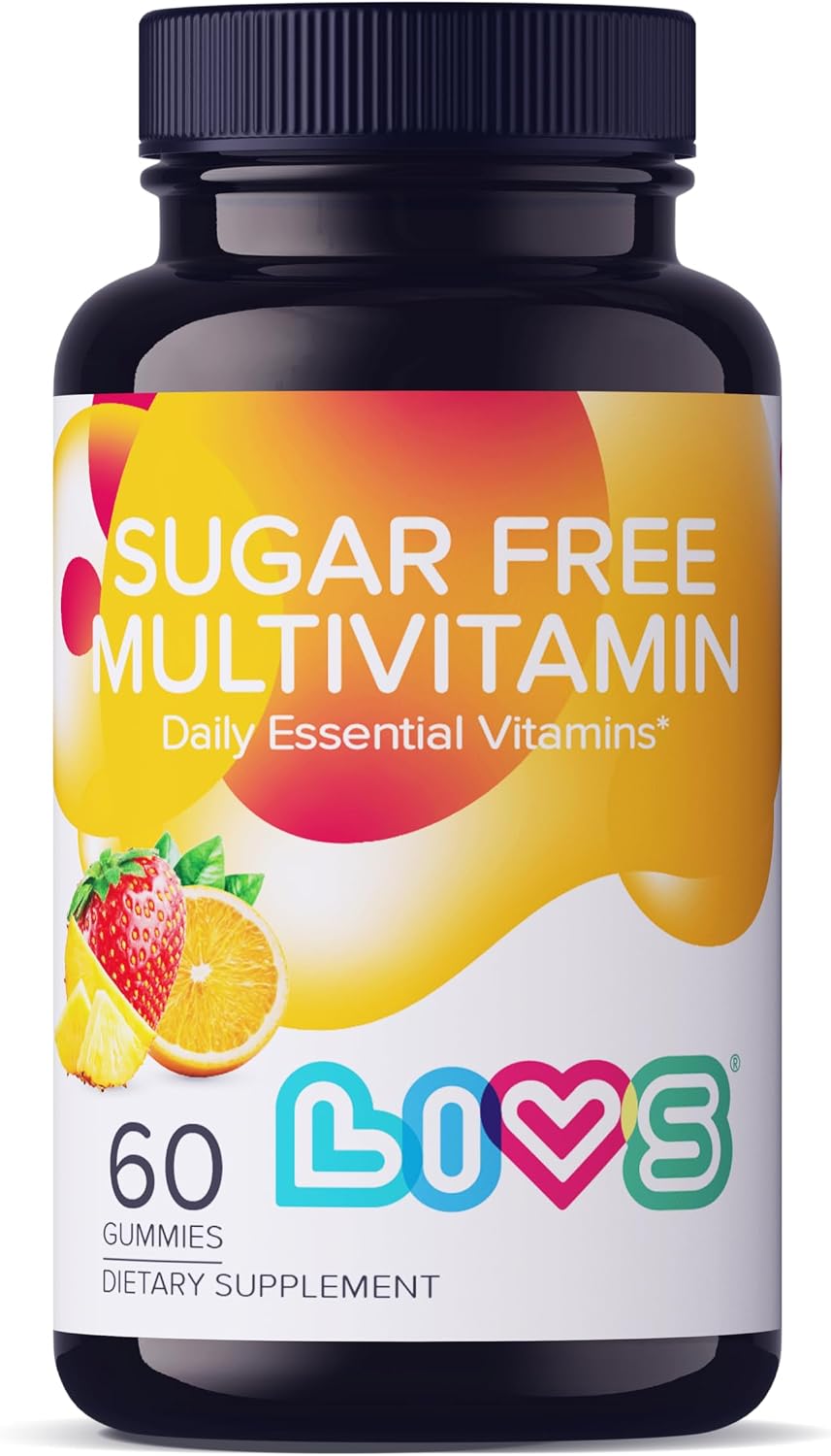 LIVS Multivitamínico en Gominolas sin Azúcar para Adultos y Niños – 60 Gomitas Veganas