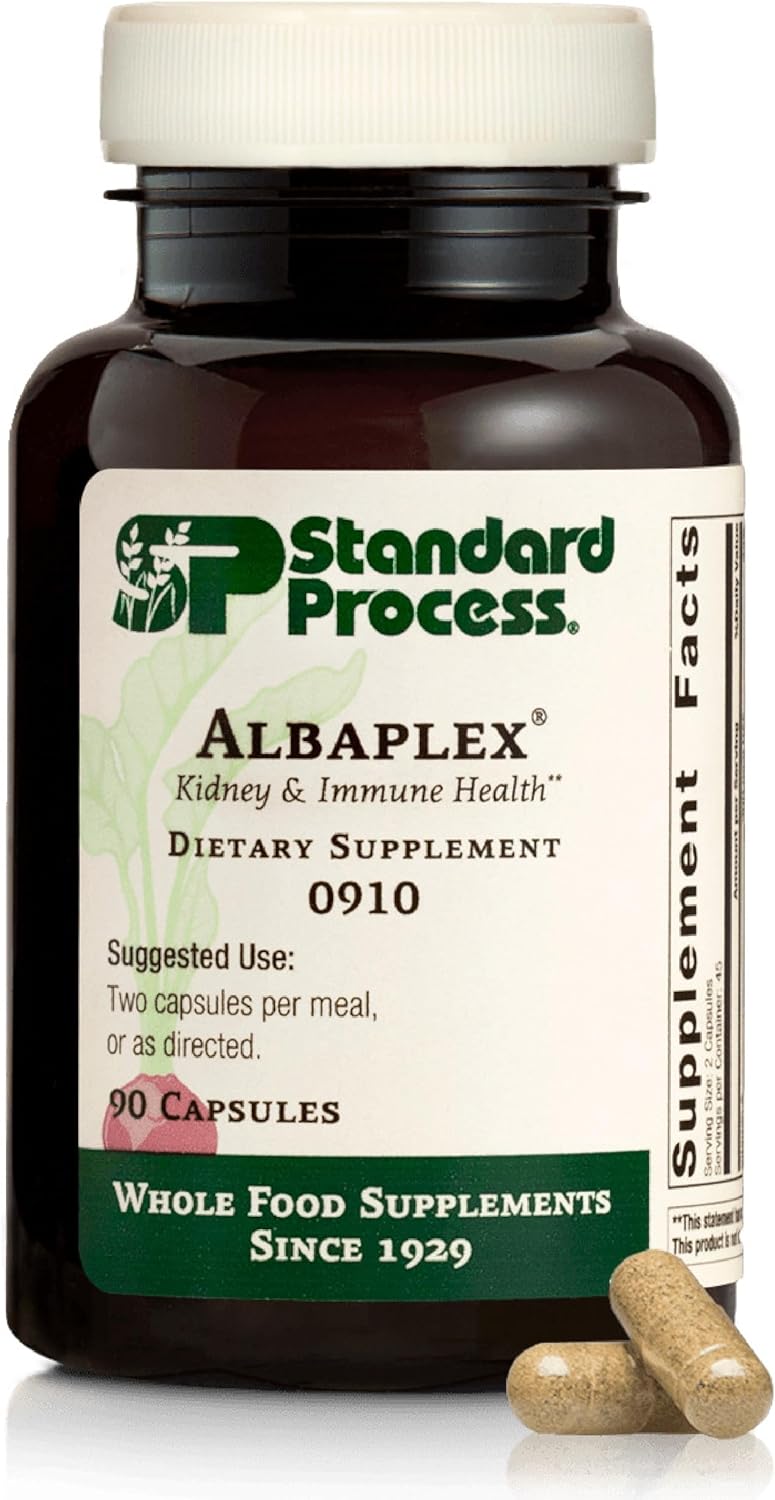 Standard Process Albaplex – Suplemento Hepático e Inmunitario – 150 Cápsulas