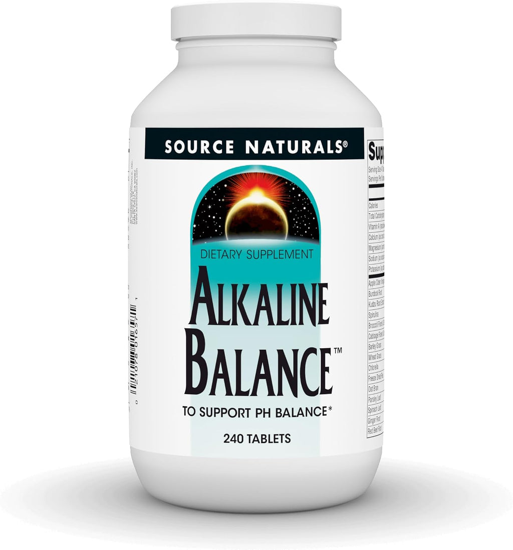 Source Naturals Alkaline Balance 120 Comprimidos - Apoyo al Equilibrio del pH