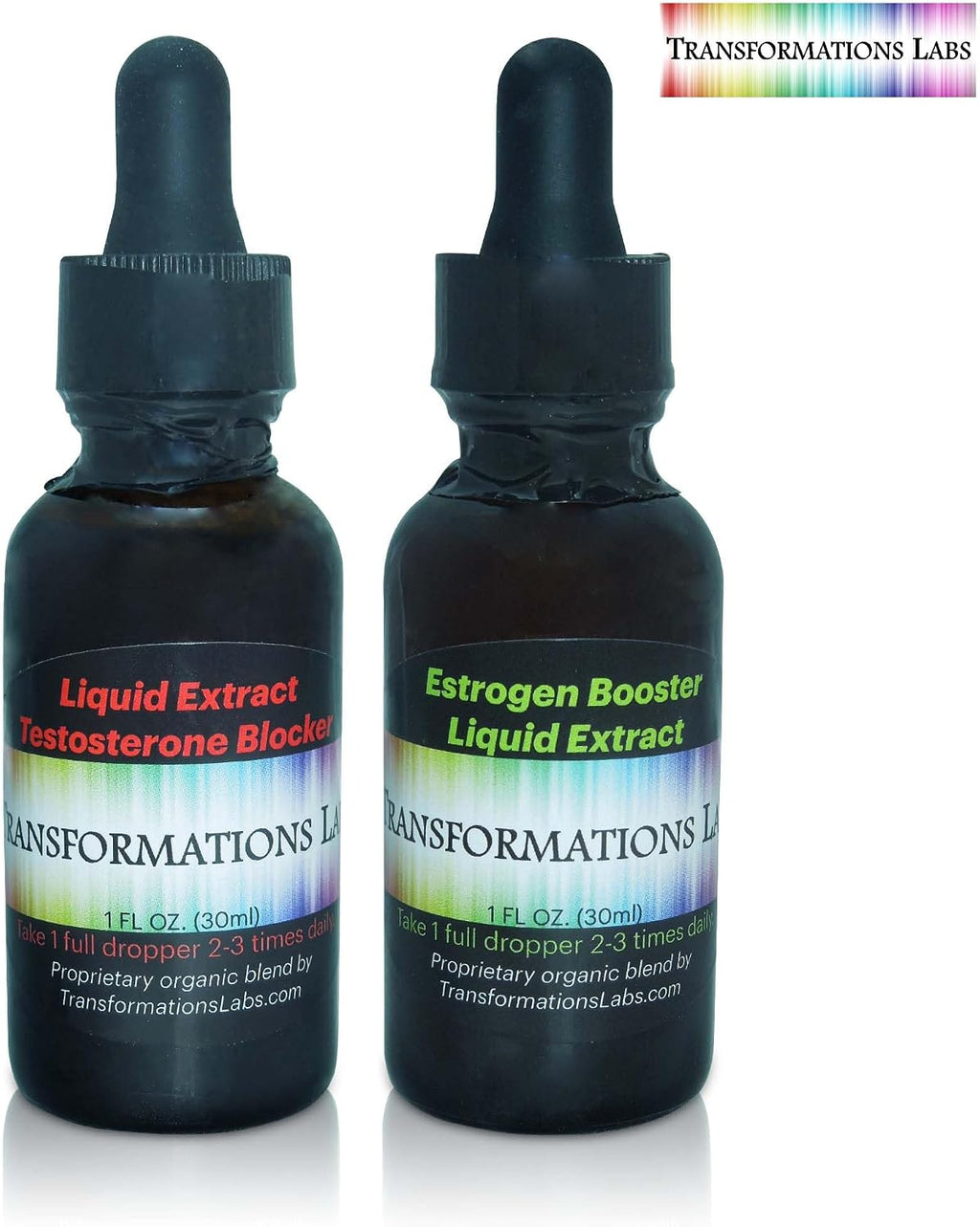Transformations Labs - Kit de Transición MTF: E-Booster y T-Blocker (Pack Doble de Extractos Líquidos)