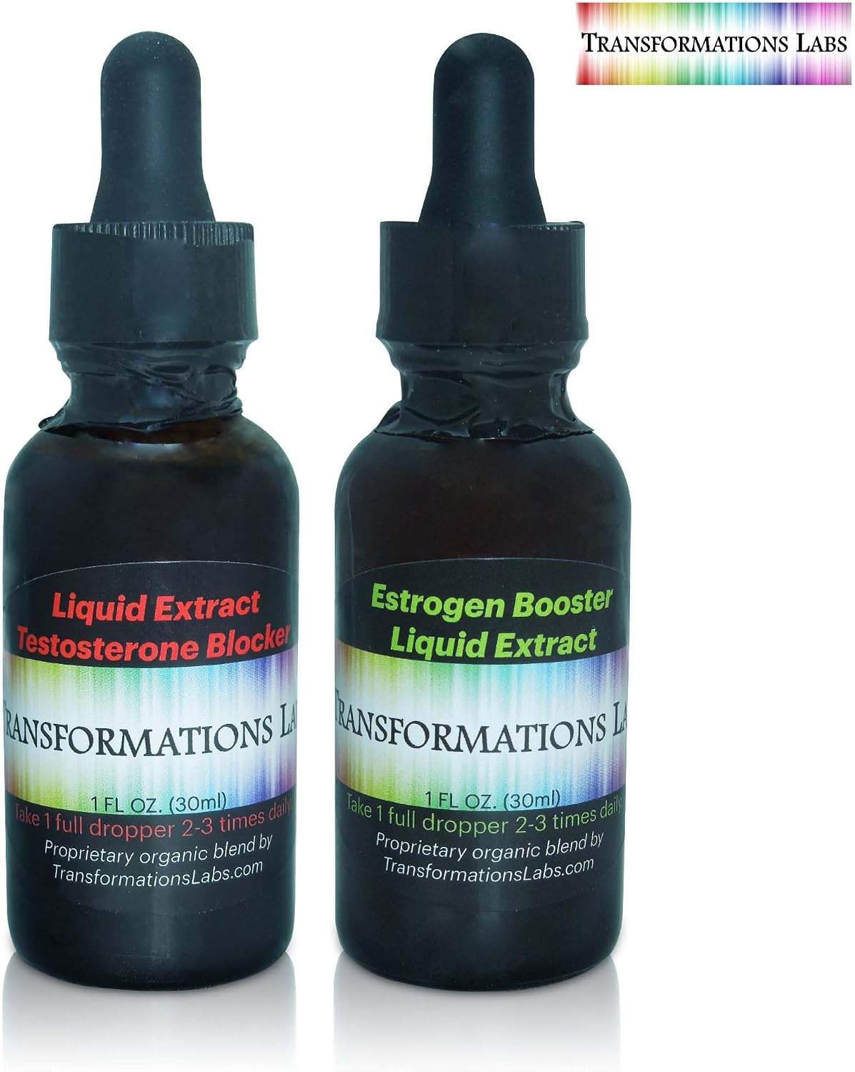 Transformations Labs - Kit de Transición MTF: E-Booster y T-Blocker (Pack Doble de Extractos Líquidos)