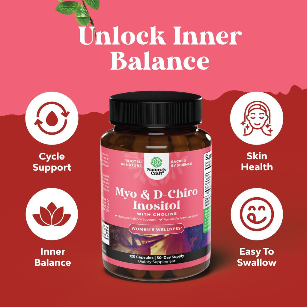 Myo-Inositol & D-Chiro Inositol Cápsulas con Colina