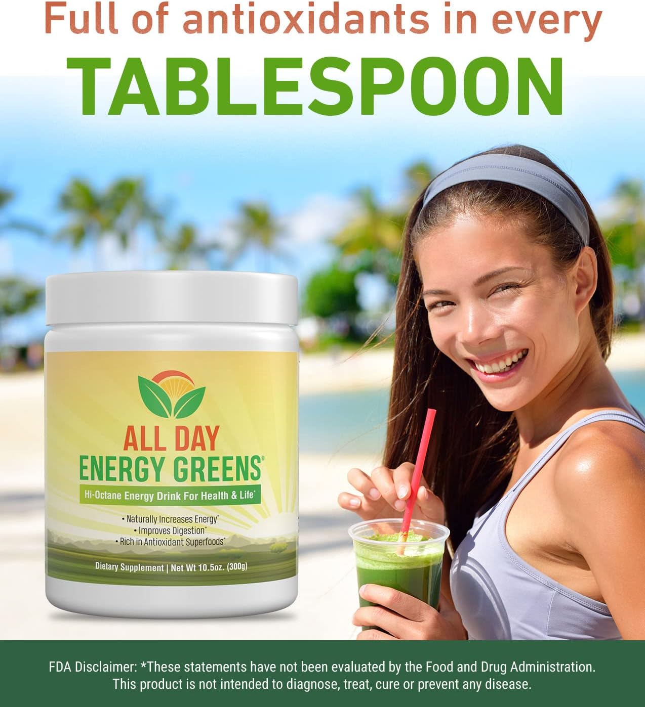 IVL - All Day Energy Greens - Superalimentos Verdes en Polvo