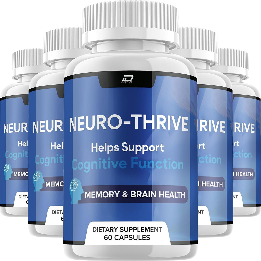 Neuro Thrive – Suplemento para la Memoria y Función Cognitiva (300 Cápsulas, 5 Envases)
