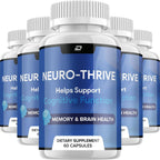 Neuro Thrive – Suplemento para la Memoria y Función Cognitiva (300 Cápsulas, 5 Envases)