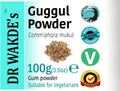 DR WAKDE'S Guggul Powder (Mukul Myrrh) - 100g | Pure Raw Dried Powder, Vegan