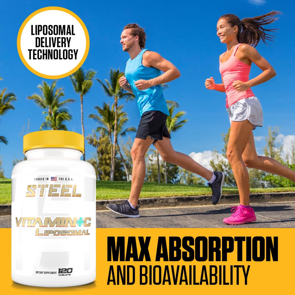 Steel Supplements Vitamina C Liposomal 1000 mg - 120 Comprimidos