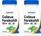 Nutricost Coleus Forskohlii 500mg, 60 Capsules - Maximum Strength Formula