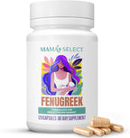 Mama's Select Fenogreco Orgánico en Cápsulas – Suplemento Dietético para la Lactancia