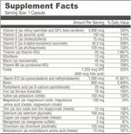 BariatricPal Multivitamin ONE – Multivitamínico bariátrico con hierro, 30 cápsulas