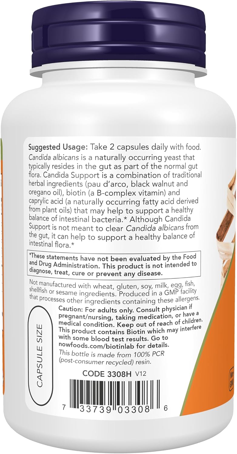NOW Foods Bacillus Support – Vegan Capsules for Gut Health