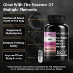 ACAPPELLA N-Acetil Cisteína (NAC) Complejo con Vitamina D3 K2, Zinc, Quercetina, Sarracenia, Saúco, Propóleo y Más - 120 Cápsulas