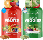 Nature's Evergreen Fruits and Veggies Supplement – 180 Cápsulas (Envase de 2)