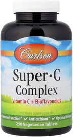 Carlson Labs Super C Complex, Bioflavonoids & Vitamin C, 250 Tablets