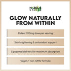 HAZEL'S Choice Glutatión Liposomal 700mg | 60 Cápsulas Vegetales | Vegano, Non-GMO, Sin Lactosa