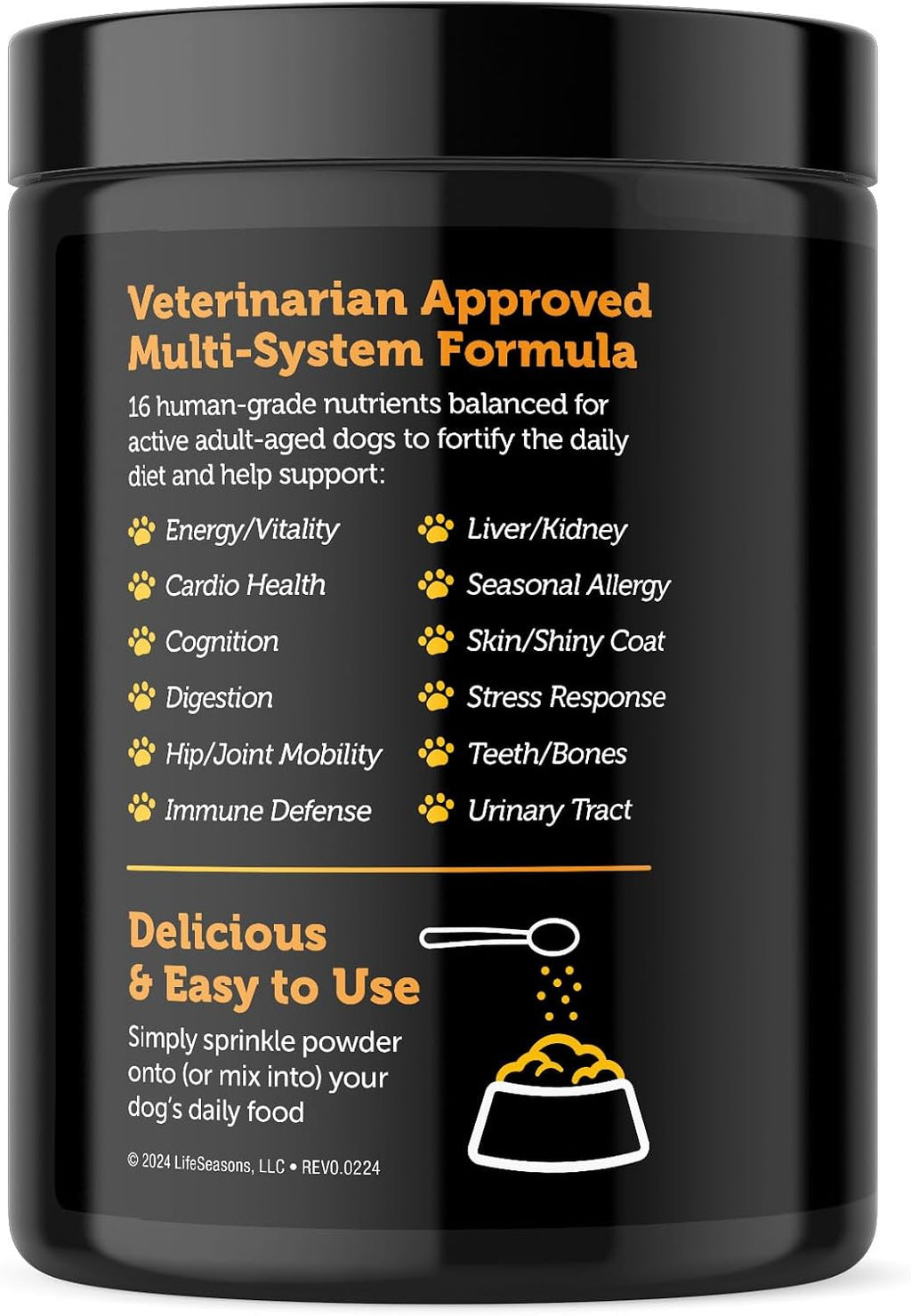 Stage 2: Multivitamínico Adulto para Perros | Control de Peso, Salud Digestiva y Articulaciones, Natural - Aprobado por Veterinarios