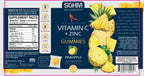 SOHM Vitamina C + Zinc Gominolas para Adultos | 60 mg Vitamina C + 15 mg Zinc | Sin Gluten, Sin Gelatina, Vegetarianas | 60 Unidades