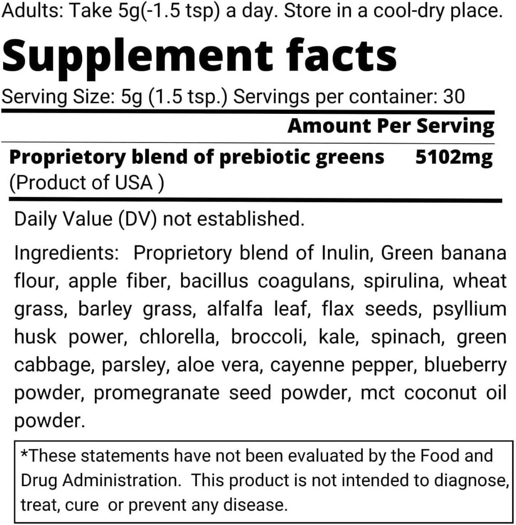 Root Relive Greens by Dr. Rahm's | Superalimento Verde con Verduras de Hoja Verde, Frutas y Fibras - 153g