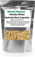 Mondia Whitei (Mulondo) Raíz en Polvo 500mg - 100 Cápsulas Vegetarianas