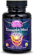 Dragon Herbs Diamond Mind - Suplemento para la memoria y concentración - 100 cápsulas