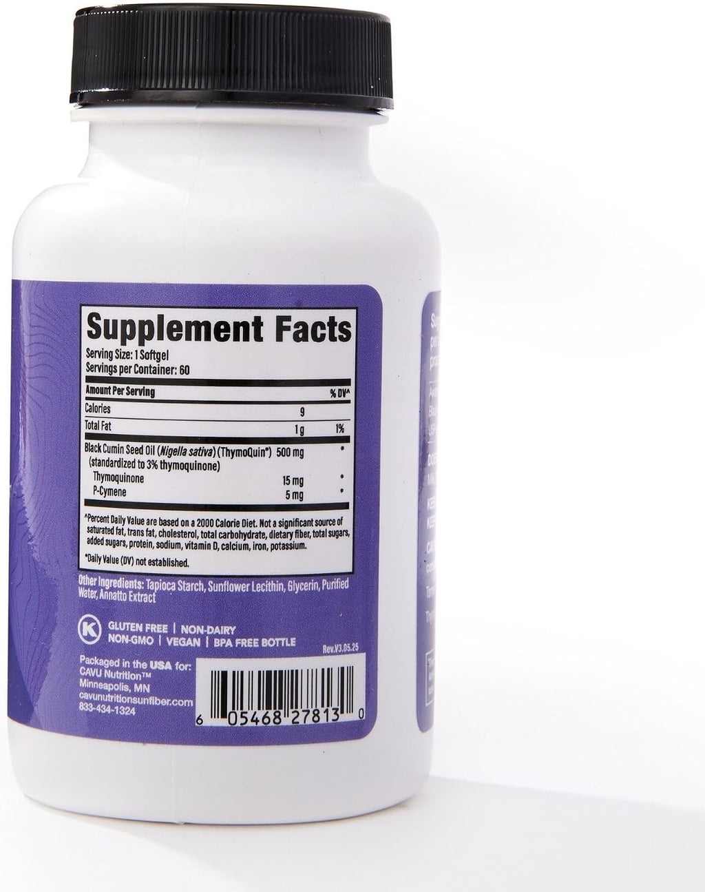 ThymoQuin Mood Support Supplement con Aceite de Semillas Negras | 60 Cápsulas Blandas
