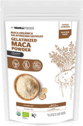 WANKA FOODS Maca Orgánica Gelatinizada en Polvo – 227g (8oz)
