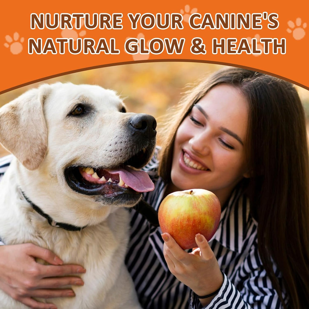 NATURE TARGET Omega 3 Aceite de Pescado para Perros, Suplemento de Piel y Pelaje con Omega 3-6-9 (EPA y DHA), Zinc, Biotina y Vitaminas E y C - 120 Golosinas Blandas Sabor Salmón
