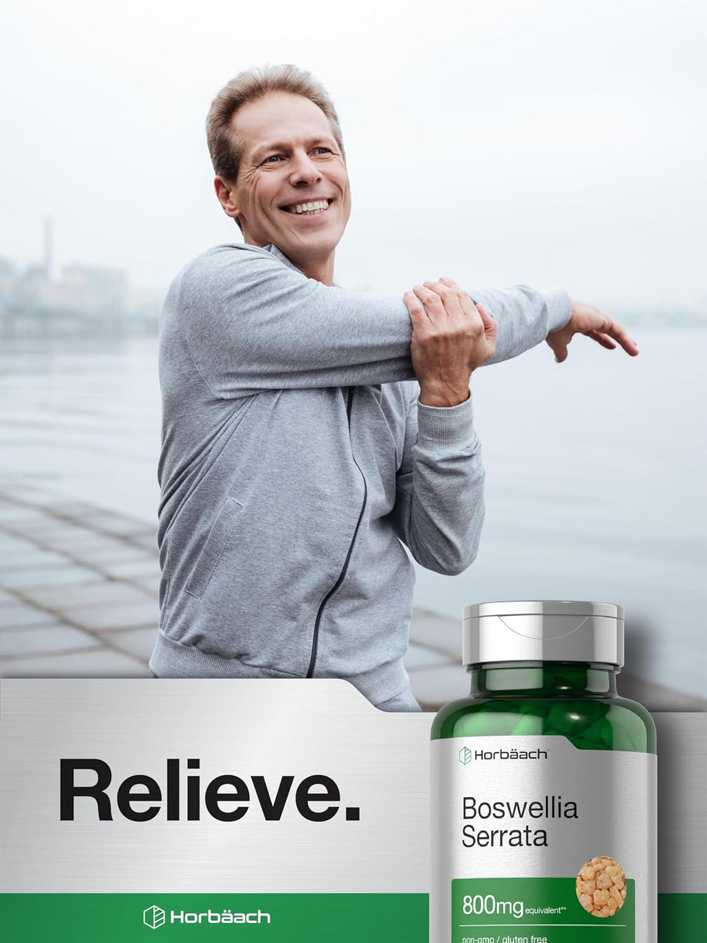Horbäach Extracto de Boswellia Serrata en Cápsulas | 120 uds | Suplemento Herbal | No Transgénico, Sin Gluten