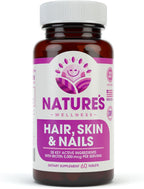 Natures Wellness Hair, Skin & Nails Essential Nourishing - 60 cápsulas con 4000mcg de biotina