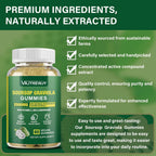 Gominolas de Graviola Soursop - 2000mg Extracto de Hojas, Vitamina C, Zinc - 60 Gominolas Veganas