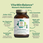 PURE SYNERGY Vita·Min·Balance - Multivitamínico para Mujeres con Hierro (60 Comprimidos)